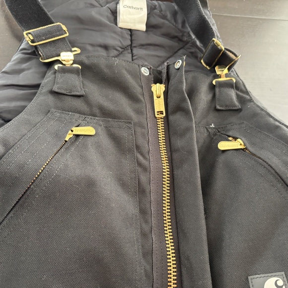 NWOT Mens Carhartt Yukon Biberalls Insulated Zip to Waist Double Knee 38 X 30 - Picture 4 of 10